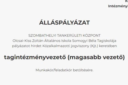 Plyzat – Tagintzmny-vezeti munkakr betltsre