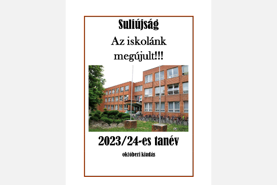 Megjelent az online sulijsg